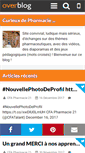 Mobile Screenshot of curieuxdepharmacie.com
