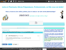 Tablet Screenshot of curieuxdepharmacie.com